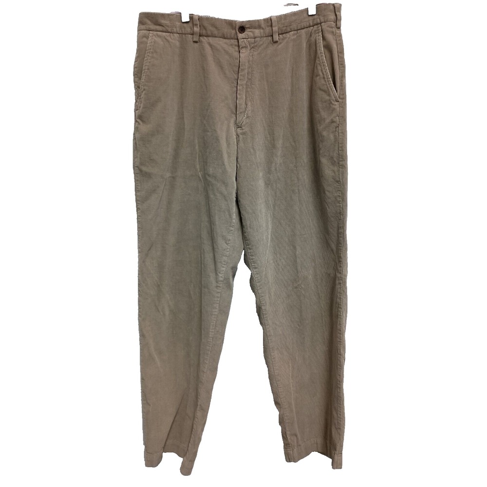 Daniel Cremieux Classics Mens Corduroy Chino Pants Size 36 X 32 Beige Preppy